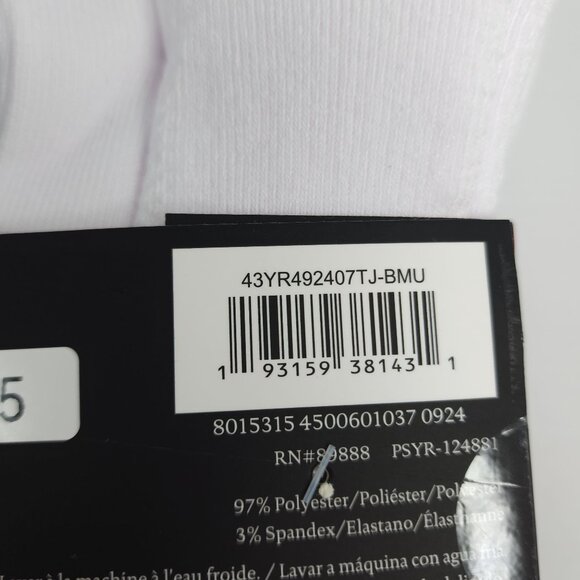 Spyder Cushion Crew Socks 6-Pack Shoe Sizes 6-12 Black & White Mens Vented - Picture 6 of 8